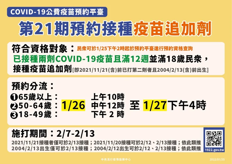 1922 ワクチン3回目予約が10時開始！第21期ブースター接種 3段階の登録スケジュール速報