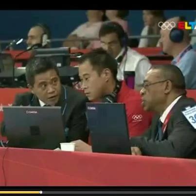 南韓跆拳道-裁判三人組