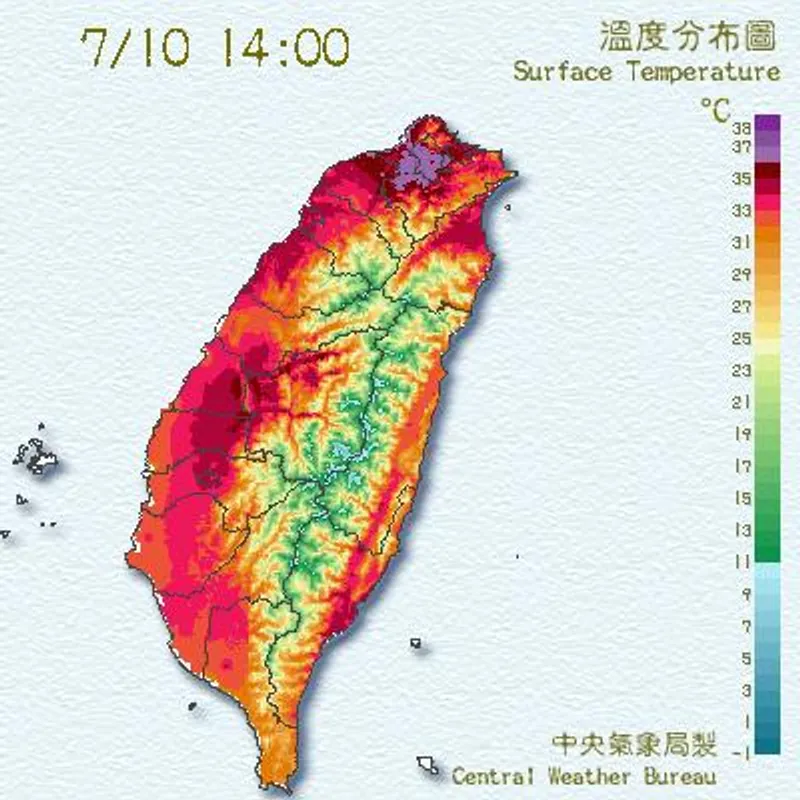 臺灣「烤」到暈？解析熱島效應與那條沒被烤焦的山脈