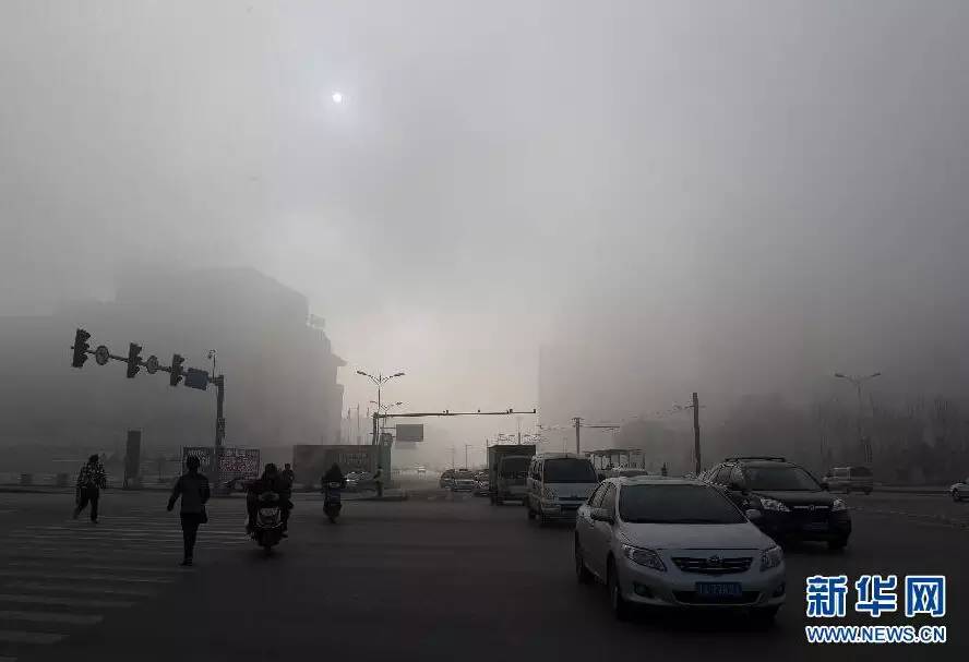 Image: 沈阳天空的雾霾一样严重