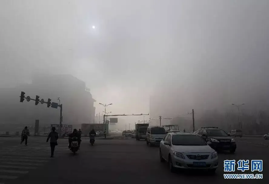 Image: 瀋陽天空的霧霾一樣嚴重