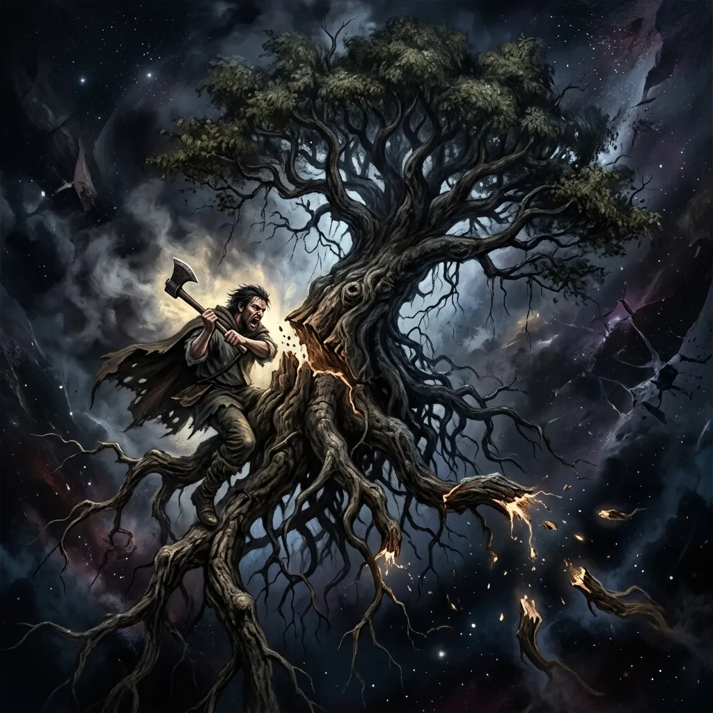 試圖砍斷自我根源的無根之樹