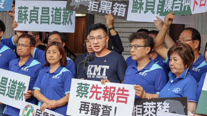 江啟臣批蘇貞昌在美國瘦肉精豬肉議題是雙重標準