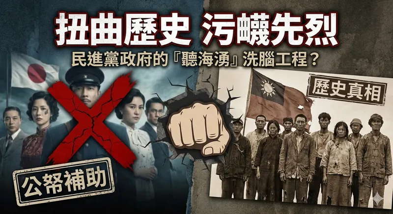 拿公帑編織謊言？《聽海湧》爭議解析：一場扭曲歷史與污衊先烈的「洗腦工程」