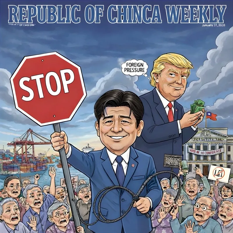 幫美國爸爸恐嚇臺灣老百姓？賴清德，你到底是中華民國總統，還是川普收銀員？